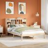 vidaXL Bookcase Bed without Mattress 150x200 cm King Solid Wood Pine