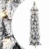 vidaXL Artificial Pre-lit Christmas Tree 45 LEDs&Flocked Snow 90 cm