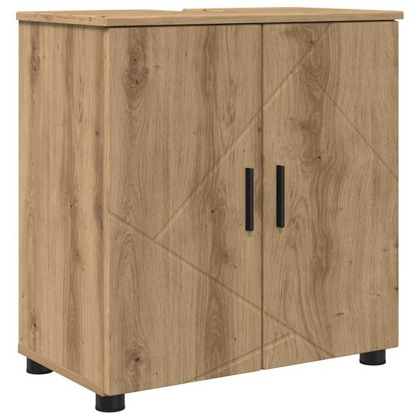 vidaXL Bathroom Cabinet with Storage Artisan Oak 61 x 35 x 64 cm