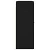 vidaXL Wall Mounted Cabinets 2 pcs Black 69.5x34x90 cm
