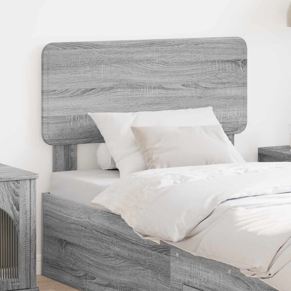 vidaXL Headboard Grey Sonoma 75 cm Engineered wood