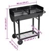 vidaXL Charcoal Barbecue Dakota