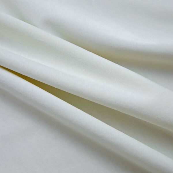 vidaXL Blackout Curtains with Rings 2 pcs Velvet Cream 140x245 cm
