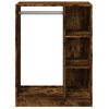 vidaXL Wardrobe Smoked Oak 77x48x102 cm Engineered Wood