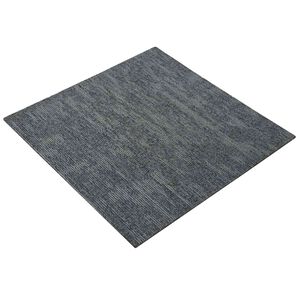 vidaXL Carpet Tile Sky Grey 50 x 50 cm 4 pcs PP and Bitumen