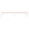 vidaXL Day Bed without Mattress White 90x200 cm Solid Wood Pine