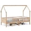 vidaXL Kids'House Bed Frame without Mattress 90x190 cm Pine