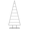 vidaXL Metal Christmas Tree for Decoration Black 150 cm