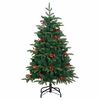 vidaXL Artificial Christmas Tree with 150 LEDs with Stand Green 150 cm
