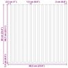 vidaXL Acoustic Wall Panels 8 pcs Slatted 60.5x60 cm Oak Veneer