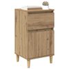 vidaXL Bedside Cabinet Artisan Oak 40 x 35 x 70 cm Engineered Wood