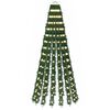 vidaXL LED Christmas Tree EKENAS 150 cm 240 LEDs Warm White Steel