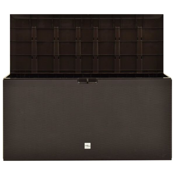 vidaXL Garden Storage Box Brown 114x47x60 cm