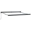 vidaXL Automatic Retractable Awning Burgundy 400x300 cm