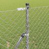 vidaXL Fence Post Silver 10 x 1 m (40 x 40 mm mesh) Steel
