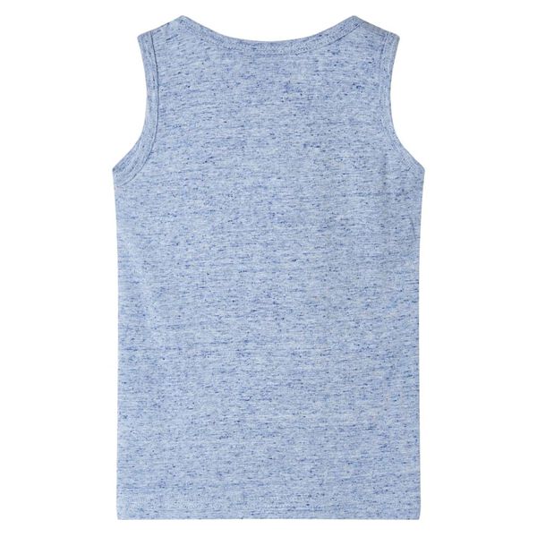 Kids' Tank Top Blue Melange 140