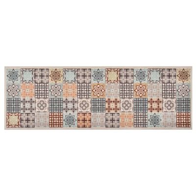 vidaXL Kitchen Carpet Washable Mosaic Colour 60x300 cm