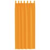 vidaXL Voile Curtains with Loops 2 pcs Orange 140x260 cm