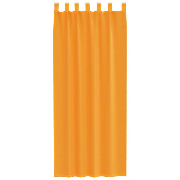 vidaXL Voile Curtains with Loops 2 pcs Orange 140x260 cm