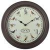 Esschert Design Clock | Brown | PP | Medium | Clock | Round | Rustic