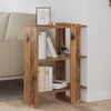 vidaXL Bookshelf Old Wood 52 x 25 x 71.5 cm Engineered Wood