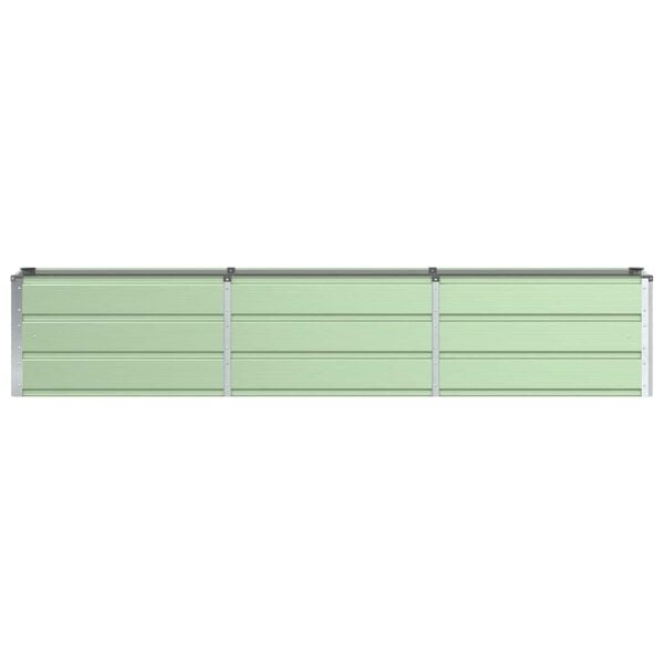 vidaXL Planter Green 240 x 40 x 45 cm Steel