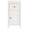 vidaXL Sideboards 2 pcs White 40x35x80 cm Solid Wood Pine