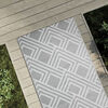 vidaXL Outdoor Carpet ARAKIL Grey 80x150 cm PP