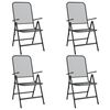 vidaXL 5 Piece Garden Dining Set Anthracite Metal Mesh