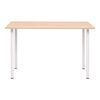 vidaXL Dining Table 120x60x73 cm Oak and White