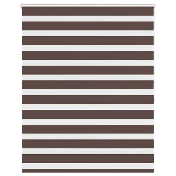vidaXL Zebra Blind 140 x 175 cm Coffee