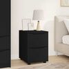 vidaXL Storage Cabinet Black 40 x 48 x 57 cm Engineered Wood