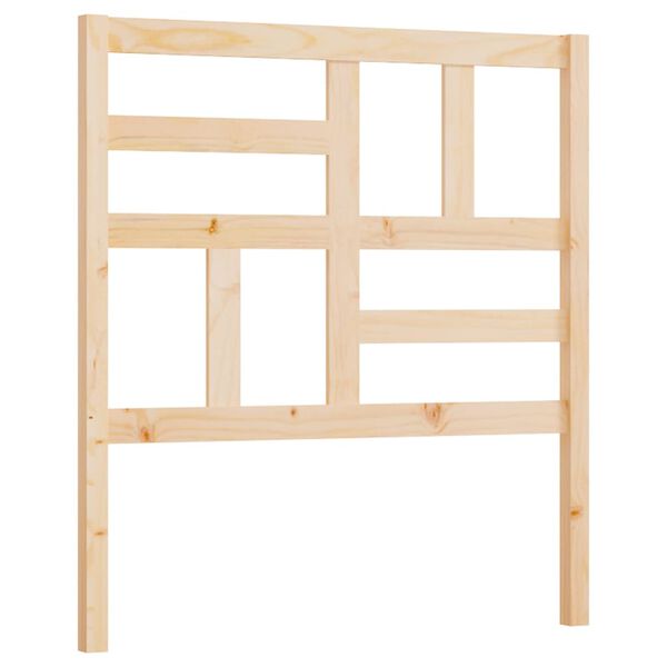 vidaXL Bed Headboard 81x4x104 cm Solid Wood Pine