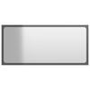 vidaXL Mirror | High gloss grey | Engineered wood, acrylic | Stylish Design