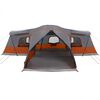 vidaXL Tent with Roof with Storage Grey and Orange 680 x 510 x 210 cm