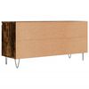 vidaXL TV Cabinet Smoked Oak 104x35x50 cm Engineered Wood