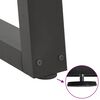 vidaXL Coffee Table Legs V-Shape 2 pcs Anthracite 70x(30-31.3) cm Steel