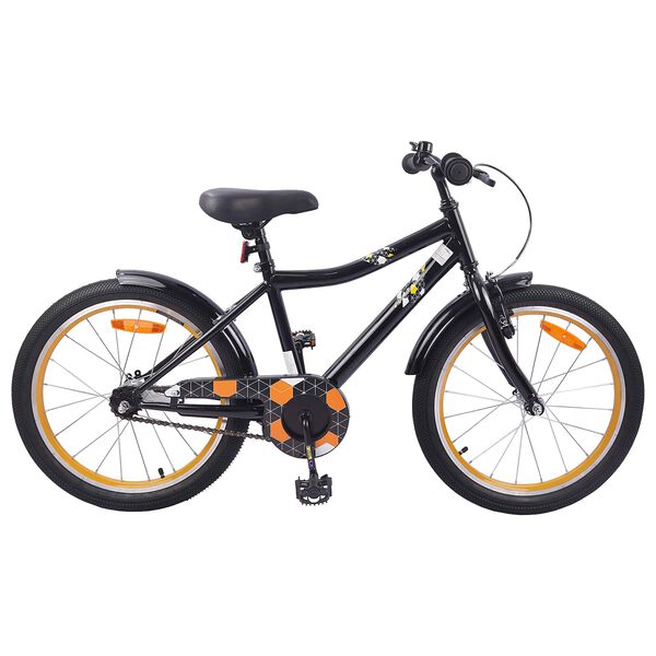 vidaXL Kids Bike 20'' for 6-11 Years Old Black
