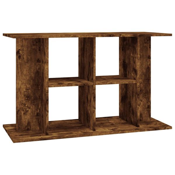 vidaXL Aquarium Stand Smoked Oak 100x40x60 cm Engineered Wood