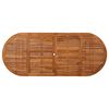 vidaXL Garden Dining Table 220x90x75 cm Solid Acacia Wood