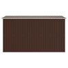 vidaXL Garden Shed 257x298x178 cm Metal Brown