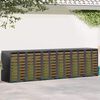 vidaXL Wheelie Bin Storage for 6 Bins Anthracite 408 x 77.5 x 115.5 cm