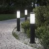 vidaXL Bollard Lights 3pcs 50 cm Stainless Steel IP44