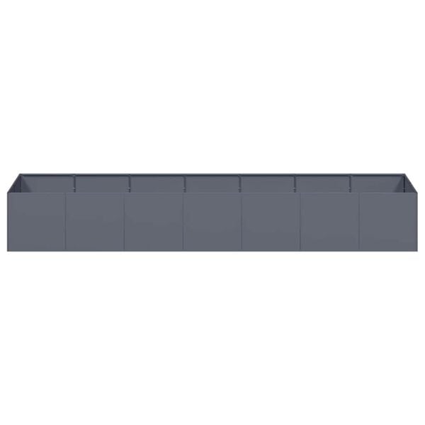 vidaXL Planter Anthracite 280x80x40 cm Steel
