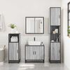 vidaXL Bathroom Sink Cabinet Grey Sonoma 65x33x60 cm Engineered Wood