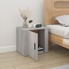 vidaXL Bedside Cabinet Grey Sonoma 50x39x47 cm