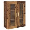 vidaXL Highboard Old Wood 69.5 x 34 x 180 cm Engineered Wood