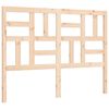 vidaXL Bed Frame without Mattress 140x200 cm Solid Wood