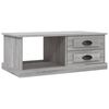 vidaXL Coffee Table Grey Sonoma 90x50x35 cm Engineered Wood