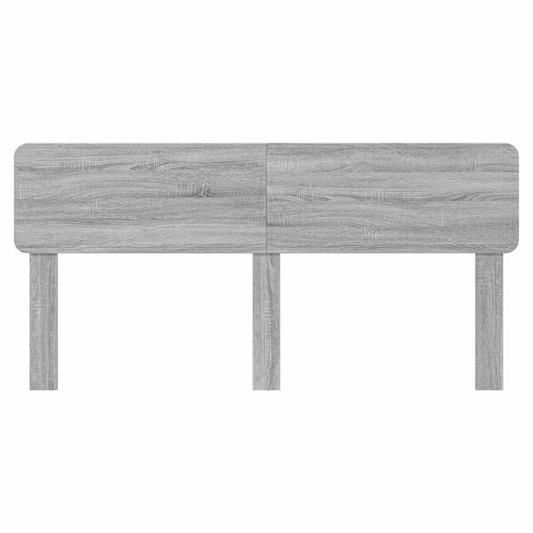 vidaXL Headboard Grey Sonoma 200 cm Engineered wood